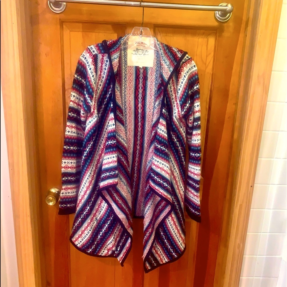 Lovely warm cardigan bought in London. Hooded. Falmer Heritage. Size 10